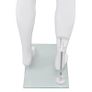 Full Body Male Mannequin with Glass Base Glossy White 185 cm Image 7