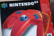 N64 Red Controller Boxed