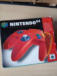 N64 Red Controller Boxed