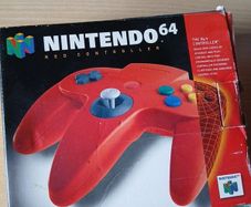 N64 Red Controller Boxed