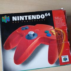 N64 Red Controller Boxed