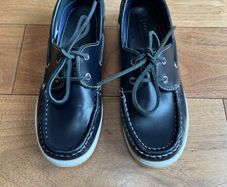 navy boys shoes from Dunnes size 5