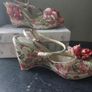Belen Donate floral wedge shoes (free postage) Image 3