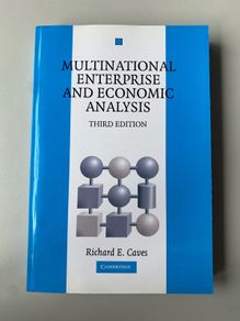 Multinational Enterprise and Economic Analysis RRP 65e
