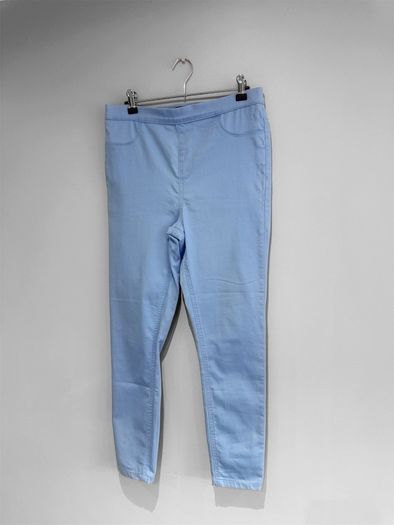 Pre Owned Dunnes Stores Pastel Baby Blue Skinny Jeggings