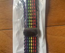 Apple Watch Rainbow Nylon Magnetic Band 38mm 40mm 41mm