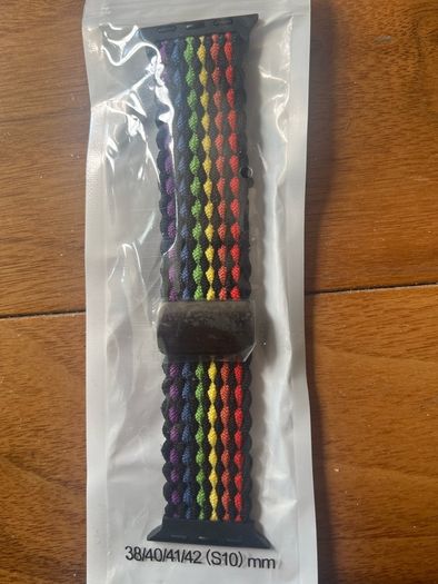 Apple Watch Rainbow Nylon Magnetic Band 38mm 40mm 41mm