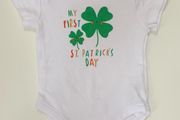 Baby St Patricks Day Vest: 9-12mths