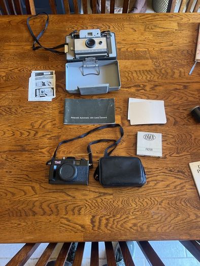Polaroid and Time camera with original cases
