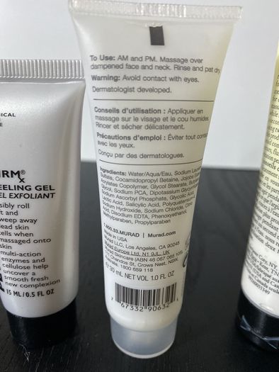 Murad , Peter Thomas Roth , purity by philosophy 15euro each brand new