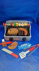 Melissa & Doug Wooden BBQ Grill Set  Complete