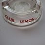 Vintage  C & C  Club Lemon , Club Orange  Glass Ash Tray Image 2