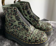 Dr Martens/ Docs, Size 5, Sinclair Platform Boots Distorted Leopard