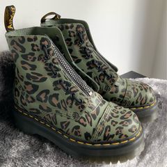 Dr Martens/ Docs, Size 5, Sinclair Platform Boots Distorted Leopard