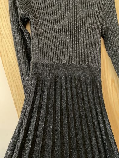 black dress ankle length dress size 8