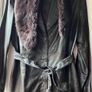 Brown Leather Coat Image 6