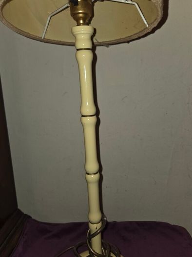 1960's Faux Bamboo Lamp