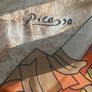 Small Vintage Picasso print Scarf Image 3