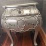 Superking French style bed  plus  bedside cabinets plus silk curtains Image 5