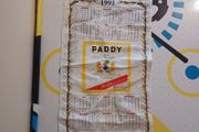1991 Paddy Irish Whiskey Linen Calendar - Advertising - Made in Ireland