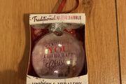 Traditional Glass Bauble Brand New