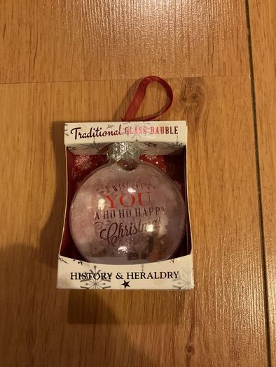 Traditional Glass Bauble Brand New