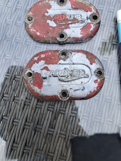 2 plates off 1960 gardner engine