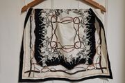 Equestrian print scarf
