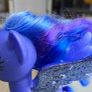 Luna Nightmare Moon Sparkle Glitter HTF 6 Inch Brushable MLP G4 My Little Pony 2016 Image 5