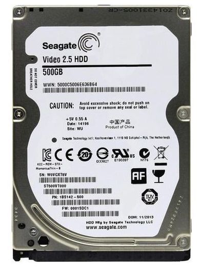 2.5 - inch 500GB Sata Laptop Hard Drive