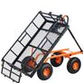 Heavy Duty Garden Dump Cart  880 lb Capacity Yard Wagon with Removable Sides & Easy Tip Function Image 3