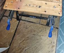 IRIMO Folding Workbench  Work Table with Vice
