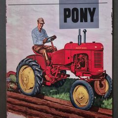 Vintage Style  Metal Sign. Massey harris vintage tractor.