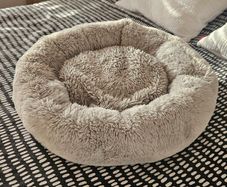 Pet bed light grey S