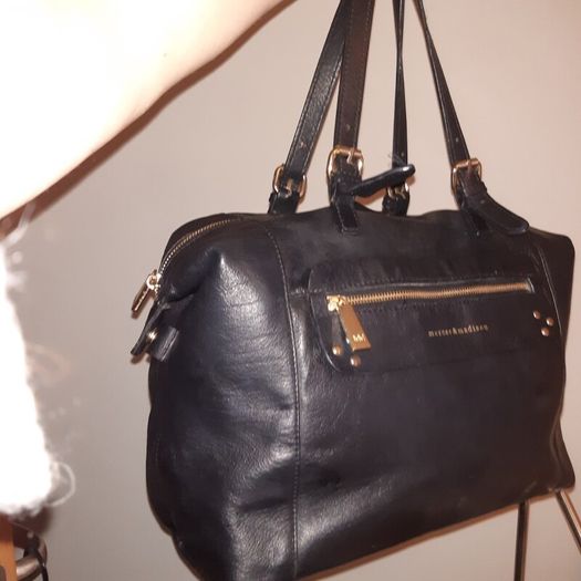 large leather handbag mercer & Madison