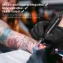 BRAND NEW EU US Stock Rotary Tattoo Pen Machine Kit, Professional Tattoo Pen with 20 Colors Tattoo Paints, 10pcs Cartridges Needles Image 2