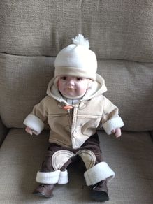 Georgous Porcelain/Ceramic Winter Doll