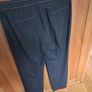 Sophie B Pin Striped Grey Trousers Size 10 Image 5