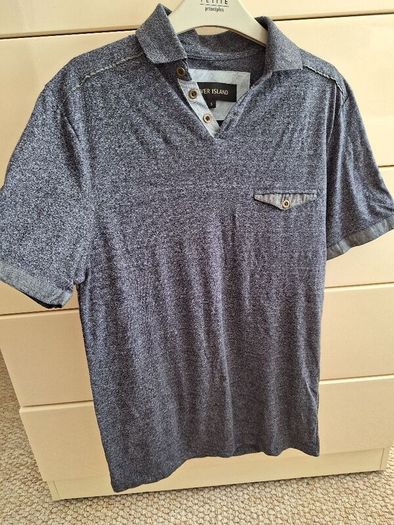 River Island Mens Tee Shirt - Small