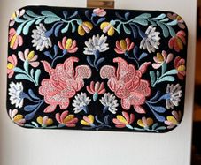 Embroidered Clutch Bag