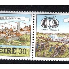 1990 Ireland Williamite War Commemorative Stamps Mint Never Hinged (MNH)