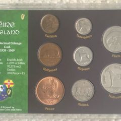 Irish pre-decimal coin set