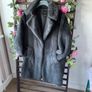 coat new look charcoal grey fake fur coat size 10 Image 2
