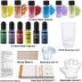 Epoxy Resin Crystal Clear Kit For Beginners - 2 Part 520ml/20oz Clear Coating Resin Starter Kit- Resin Art Casting Jewellery Making Kit for Wood, Table, Tumbler, Bonus Measuring Cup, Sticks and Gloves (FREE POSTAGE) Image 2