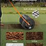 24 Inch Compost Spreader Heavy-Duty Steel Peat Moss & Lawn Roller Image 5