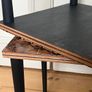 NEW PRICE DROP Coffee/Side Tables set of one off designed marquetry topped side tables Image 8