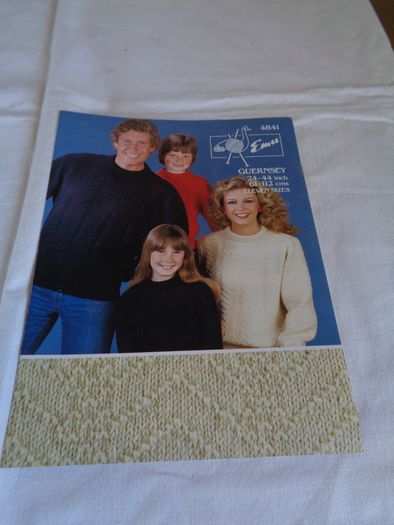 Emu Guernsey Knitting Pattern for Sale