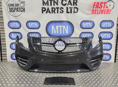 Complete Front Bumper for Mercedes V Class Vito W447 2016-2024 AMG Line KIT