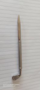 unusual Golf club biro,,good condition, just needs a refill of ink ,thank you,