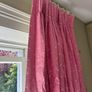 Pink Polkadot Interlined Curtains Image 2